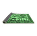 Sideview of Animal Emerald Green Traditional Rug, tr2580emgrn