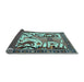 Sideview of Animal Light Blue Traditional Rug, tr2580lblu