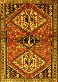 Persian Yellow Traditional Rug, tr2581yw