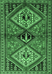 Persian Emerald Green Traditional Rug, tr2581emgrn
