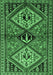 Machine Washable Persian Emerald Green Traditional Area Rugs, wshtr2581emgrn