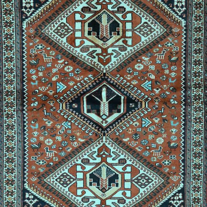 Persian Light Blue Traditional Rug, tr2581lblu