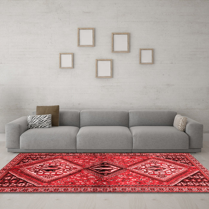 Traditional Red Washable Rugs