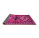 Sideview of Persian Pink Traditional Rug, tr2581pnk