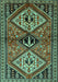 Machine Washable Persian Turquoise Traditional Area Rugs, wshtr2581turq