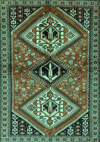 Persian Turquoise Traditional Rug, tr2581turq