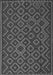 Southwestern Gray Country Rug, tr2582gry