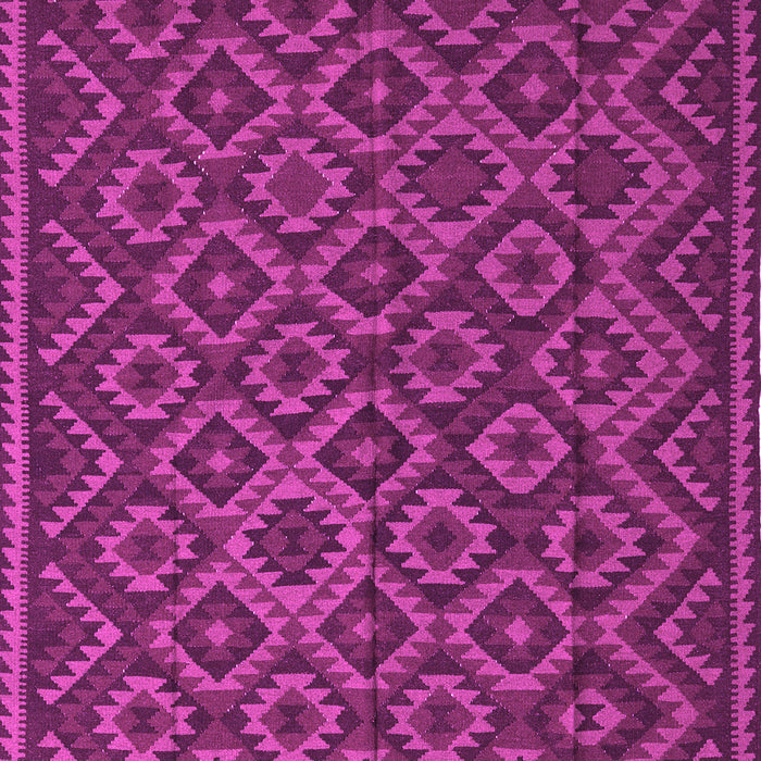 Machine Washable Southwestern Pink Country Rug, wshtr2582pnk