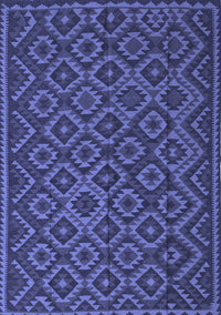 Southwestern Blue Country Rug, tr2582blu