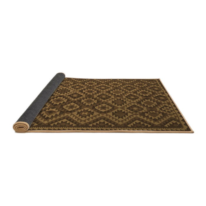 Sideview of Southwestern Brown Country Rug, tr2582brn