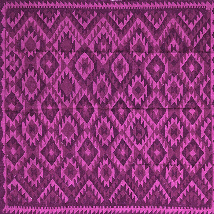 Square Southwestern Pink Country Rug, tr2582pnk