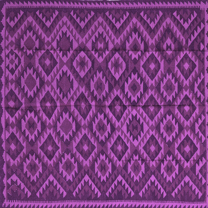 Square Southwestern Purple Country Rug, tr2582pur