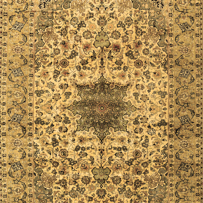 Machine Washable Persian Brown Traditional Rug, wshtr2583brn