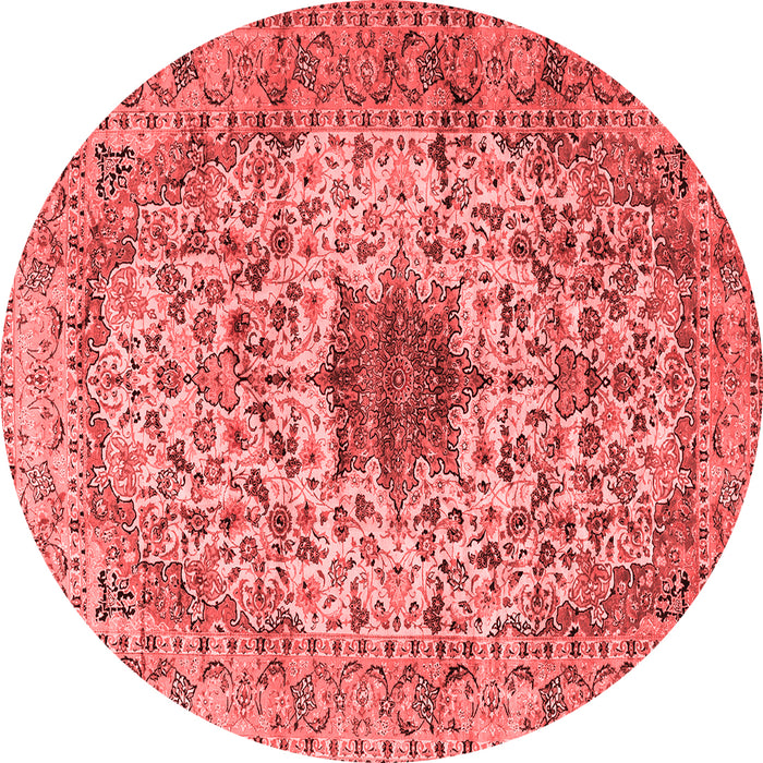 Machine Washable Persian Red Traditional Rug, wshtr2583red