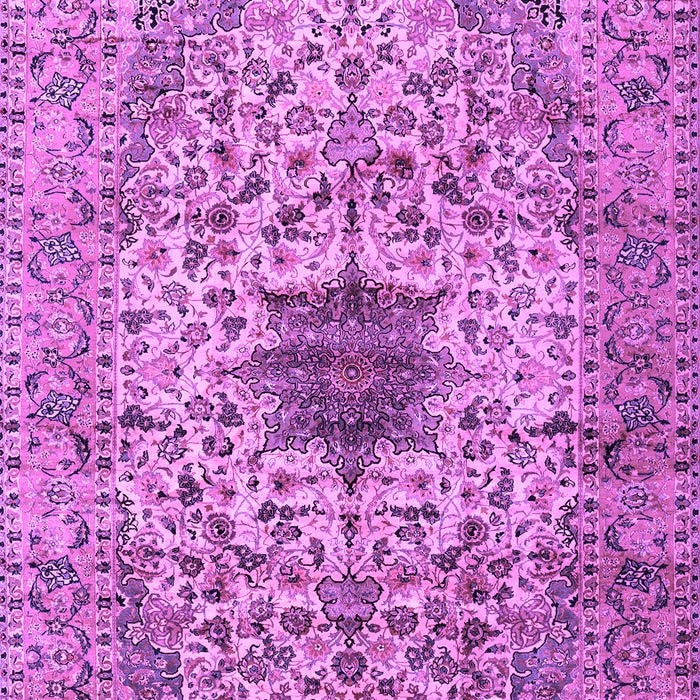 Machine Washable Persian Purple Traditional Area Rugs, wshtr2583pur