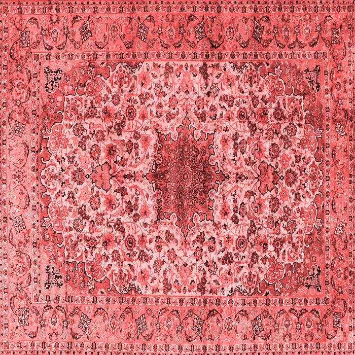 Machine Washable Persian Red Traditional Rug, wshtr2583red