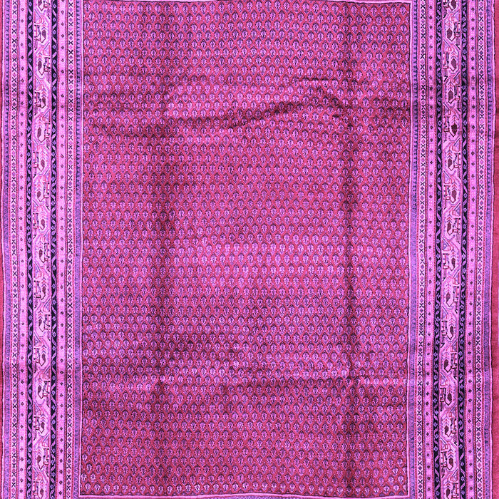 Machine Washable Persian Purple Traditional Area Rugs, wshtr2584pur
