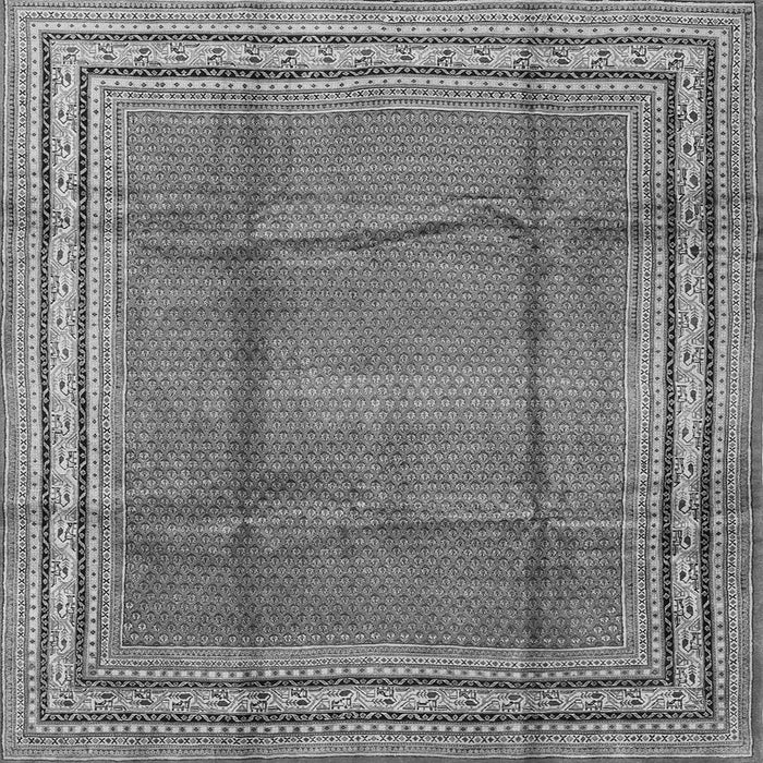 Serging Thickness of Persian Gray Traditional Rug, tr2584gry