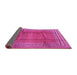 Sideview of Persian Pink Traditional Rug, tr2584pnk