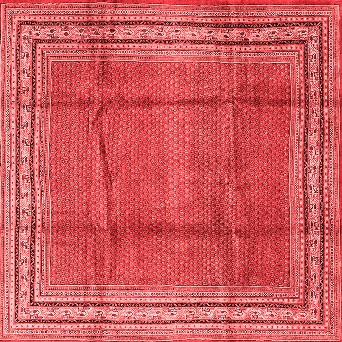 Machine Washable Persian Red Traditional Rug, wshtr2584red