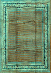 Persian Turquoise Traditional Rug, tr2584turq