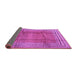 Sideview of Persian Purple Traditional Rug, tr2584pur