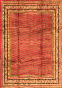 Persian Orange Traditional Rug, tr2584org