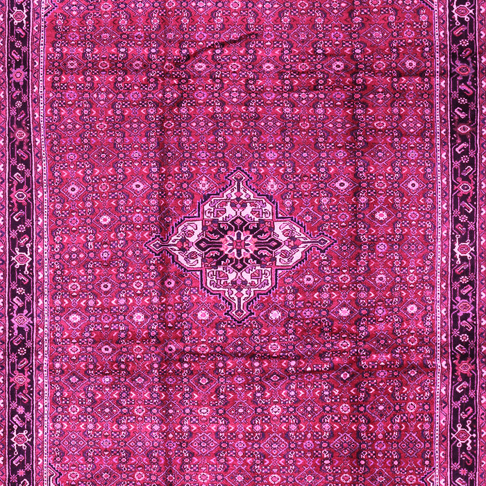 Machine Washable Persian Pink Traditional Rug, wshtr2585pnk