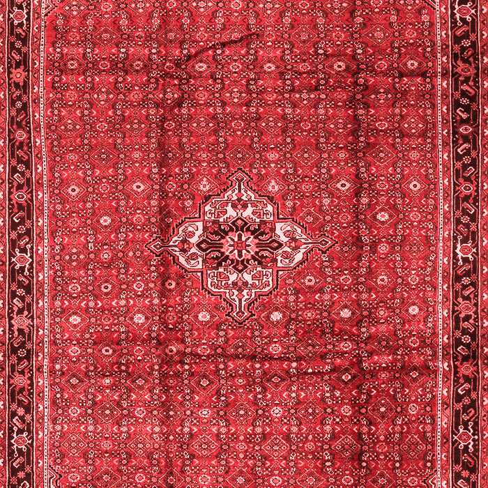 Machine Washable Persian Red Traditional Rug, wshtr2585red