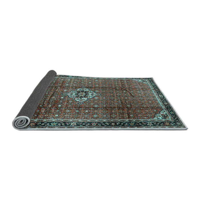 Sideview of Persian Light Blue Traditional Rug, tr2585lblu