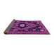 Sideview of Persian Purple Traditional Rug, tr2586pur