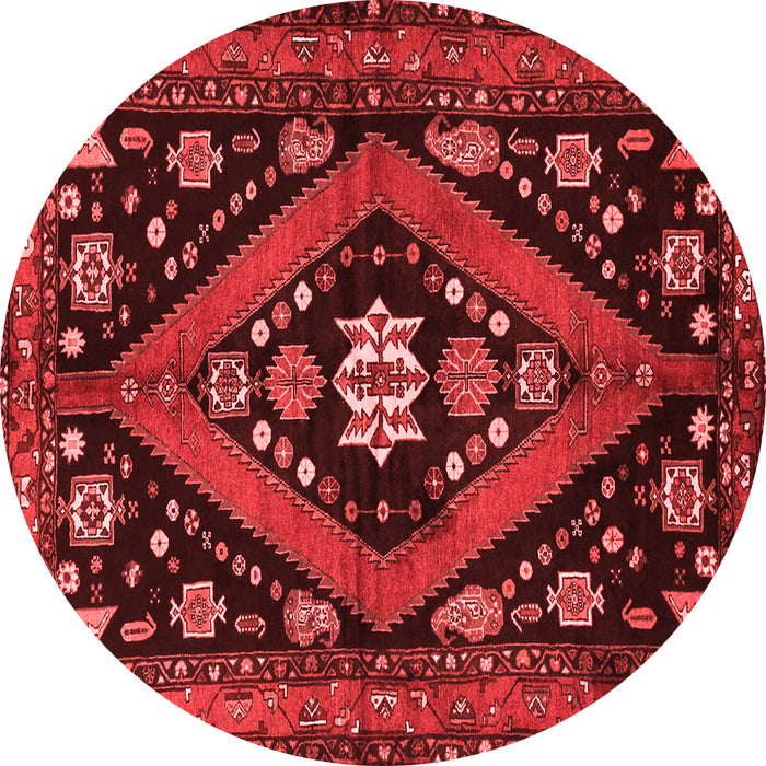 Machine Washable Persian Red Traditional Rug, wshtr2586red