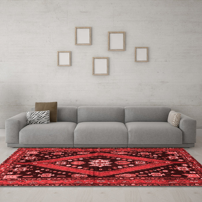 Traditional Red Washable Rugs
