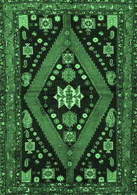 Persian Emerald Green Traditional Rug, tr2586emgrn