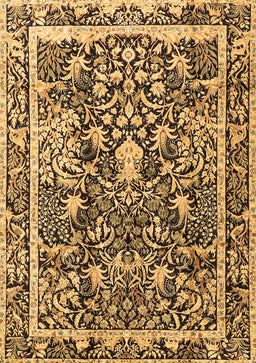 Animal Brown Traditional Rug, tr2587brn