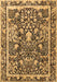 Animal Brown Traditional Rug, tr2587brn