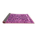 Sideview of Animal Pink Traditional Rug, tr2587pnk