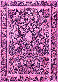 Animal Pink Traditional Rug, tr2587pnk