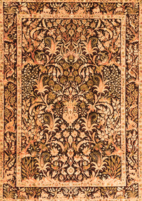 Animal Orange Traditional Rug, tr2587org