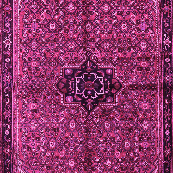 Machine Washable Persian Pink Traditional Rug, wshtr2588pnk