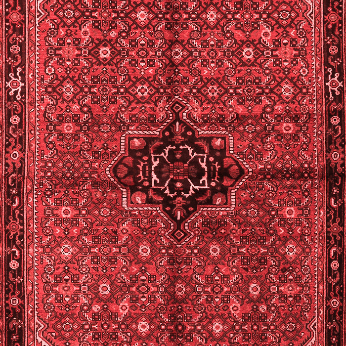 Machine Washable Persian Red Traditional Rug, wshtr2588red