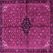 Square Persian Pink Traditional Rug, tr2588pnk