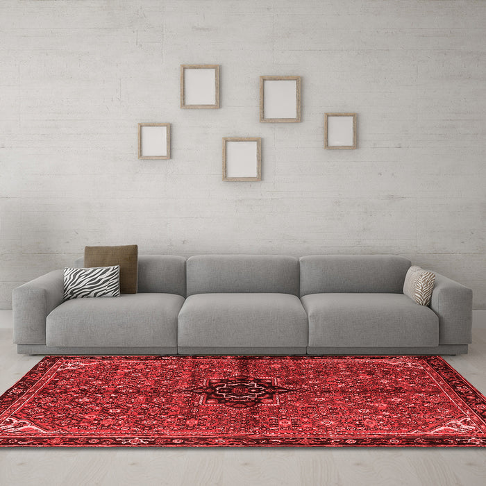Traditional Red Washable Rugs