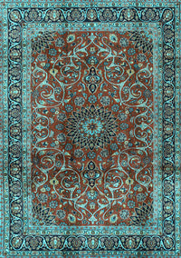 Persian Light Blue Traditional Rug, tr2589lblu