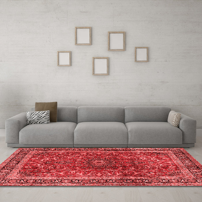 Traditional Red Washable Rugs