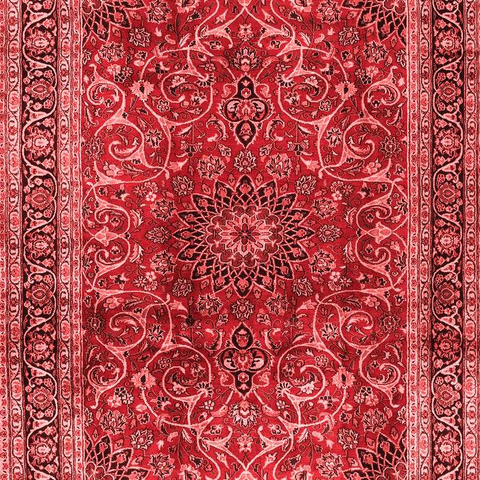 Machine Washable Persian Red Traditional Rug, wshtr2589red