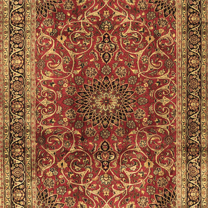 Machine Washable Persian Brown Traditional Rug, wshtr2589brn