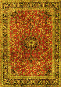Persian Yellow Traditional Rug, tr2589yw