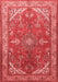 Medallion Red Traditional Area Rugs