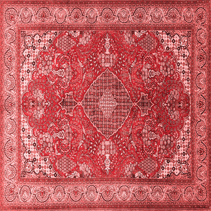 Medallion Red Traditional Rug, tr258red